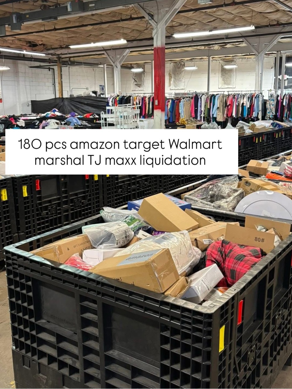 180 Large box Amazon Walmart TJ maxx marshal Target return LIQUIDATION MYSTERY